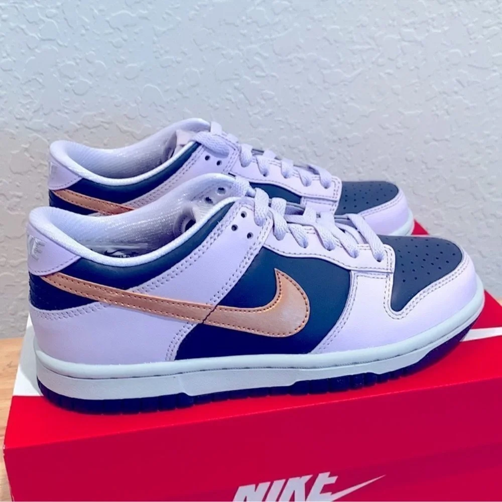 NIKE DUNK LOW SE GS SNEAKERS - Picture 5 of 12